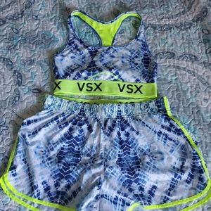 Victoria's Secret Sport bra and shorts